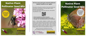 Native Pollinator Seed Mix - Satinflower Nurseries x Pollinator Partnership Canada